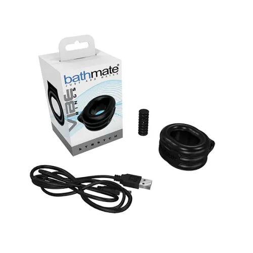 bathmate vibe ring stretch - elastyczny pierścień wibrujący, ładowany usb na Arena.pl