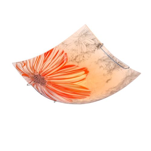 Spring plafon 30x30 1x60W E27 czerwony na Arena.pl