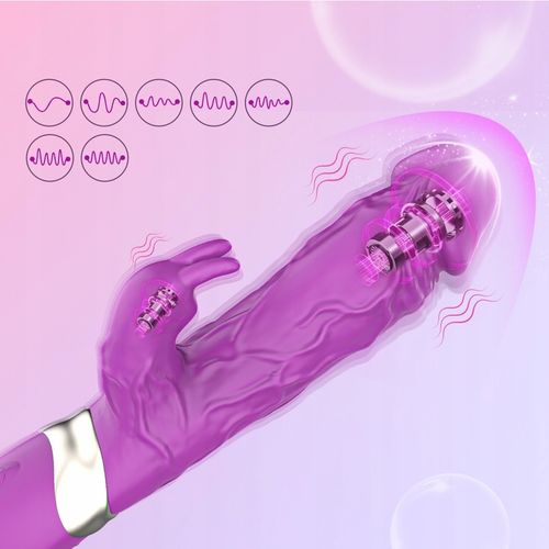 damski wibrator łechtaczk posuwisty z 7 różnymi funkcjami wibracji APP na Arena.pl