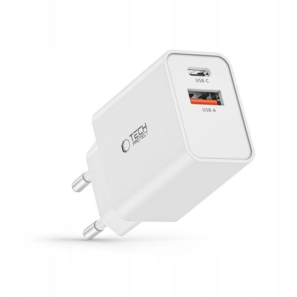 SZYBKA SIECIOWA ŁADOWARKA ZASILACZ USB-C TYPE-C USB-A PD-30W DUAL PORT zdjęcie 2