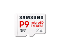 Samsung P9 Express | MicroSD Card | 256 GB | microSDXC | Flash memory class U3, V30, A1