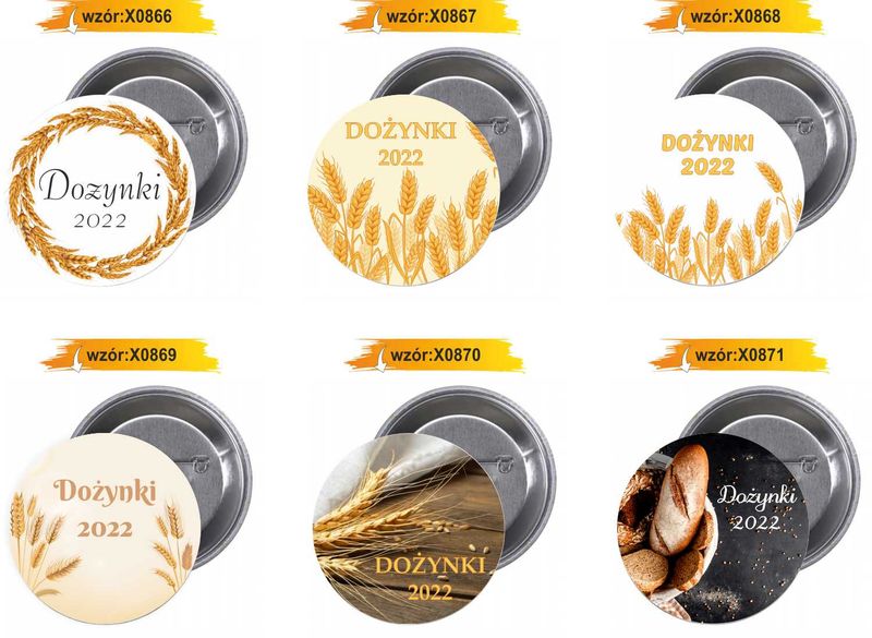Przypinki buttony HIT DOŻYNKI 2022 zdjęcie 4