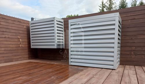 Osłona klimatyzatora - pompy ciepła 70x40x130 cm biały ID453 na Arena.pl