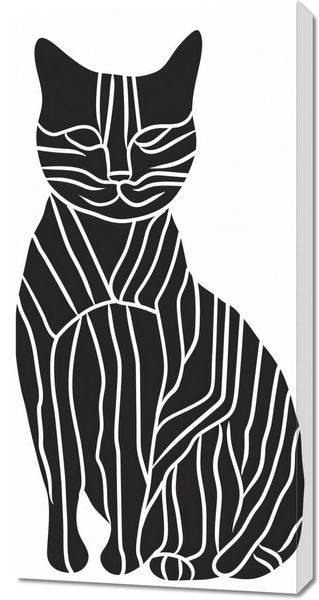 Obraz 50x100cm Zebra w Kocim Ciele zdjęcie 1