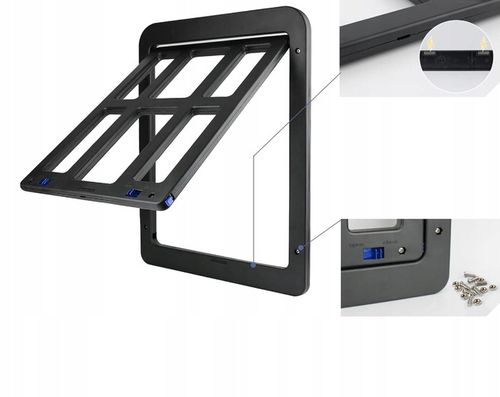 PRZEJŚCIE KLAPKA DRZWICZKI DLA KOTA MOSKITIERY NA DRZWI CZARNA na Arena.pl