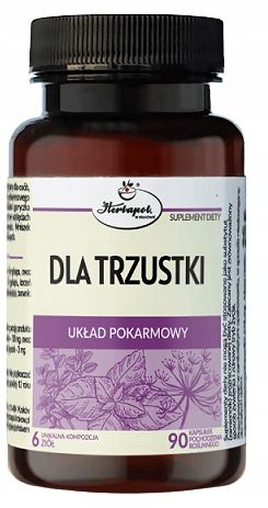 DLA TRZUSTKI 90 kapsułek HERBAPOL KRAKÓW zdjęcie 1