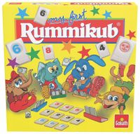 Gra towarzyska RUMMIKUB My First Rummikub LMD9603