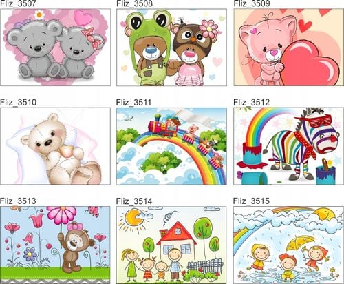 FOTOTAPETA dla dziecka TĘCZA ZEBRA GWIAZDKI na Arena.pl