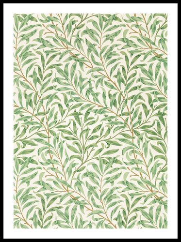 Plakat 50x70cm Willow Pattern 2, Morris Vintage do Salonu na Arena.pl