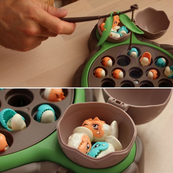 WOOPIE Gra Łowienie Dinozaurów Rybek 2 Wędki zdjęcie 11