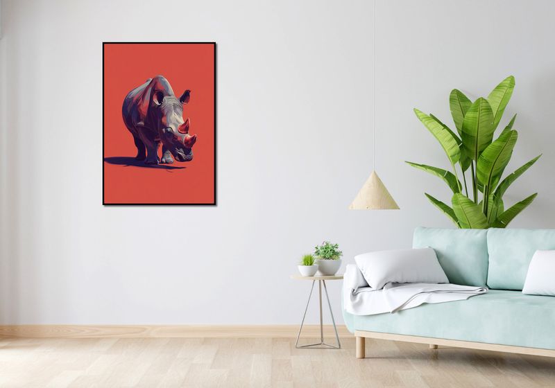 Plakat 68x98cm Marszujący Gigant zdjęcie 4