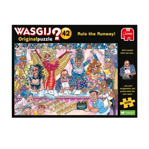 Jumbo, Wasgij Original 42, Rule the Runway, Puzzles for Adults, 1,000 piece na Arena.pl