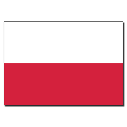 Naklejka flaga Polski na Arena.pl