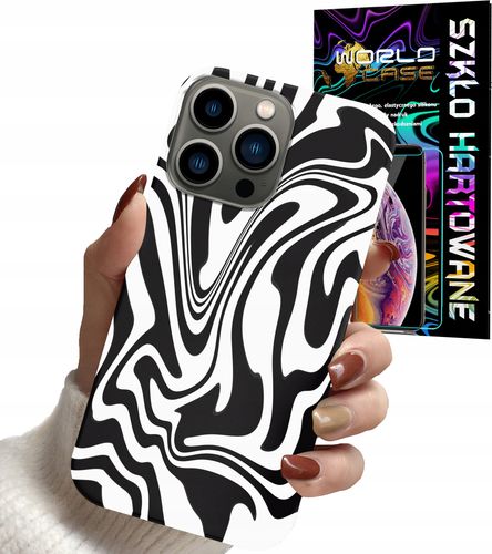 ETUI DO IPHONE 11 PRO - ABSTRAKCJA ZEBRA MODNE WZORY DLA KOBIET +SZKŁO na Arena.pl