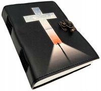 Notes Skórzany Krzyż Religijny - 200 stron - AH15