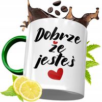 Kubek Zielony Dla Dziecka Dzień Dziecka Na Prezent Z Nadrukiem Ze Zdjęciem