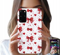 ETUI DO SAMSUNG GALAXY S20 PLUS - CZERWONE WSTĄŻKI WSTĄŻKA MODNE WZORY