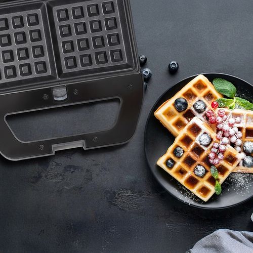 OPIEKACZ UNIWERSALNY 4w1 ORZESZKI TOSTY SANDWICH GOFRY GRILL MOCNY na Arena.pl