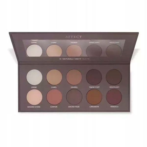 Affect Paleta prasowanych cieni Naturally Matt zdjęcie 9