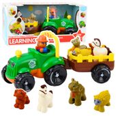DLA DZIECI INTERAKTYWNY TRAKTOR  Z DŹWIĘKIEM I ŚWIATŁEM
