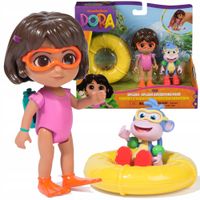 2X Dora i Butek Zestaw Przygodowy - Figurki do Wodnej Zabawy 3+ Spin Master
