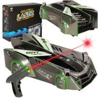 Samochód Zdalnie Sterowany Jeździ po Ścianach Pilot RC Laser LED 2 Tryby