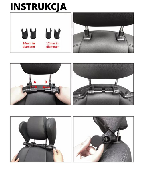 ZAGŁÓWEK OPARCIE NA GŁOWĘ DO SAMOCHODU BEŻOWY zdjęcie 9