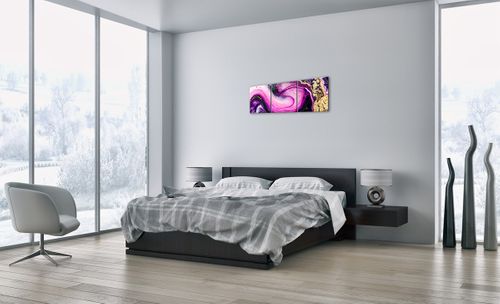 Obraz Na Płótnie - Kompozycja Barw - 90X30 Cm - Ca90X30-3502 na Arena.pl