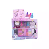 Paletka do makijażu z cieniami i błyszczykami