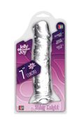 JELLY JOY SHINY KNIGHT Dildo z Przyssawką 18 cm