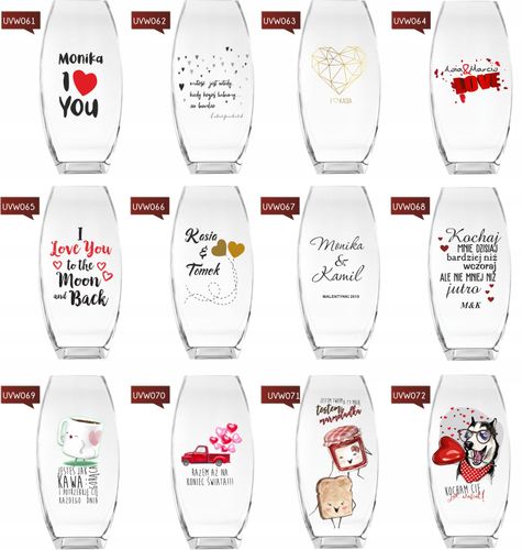 Wazon z grawerem PREZENT na ślub wesele rocznicę na Arena.pl