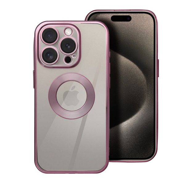 Futerał GLAM do IPHONE 14 Pro pudrowy róż zdjęcie 1