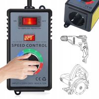 Regulator obrotów silnika mocy napięcia w obudowie z gniazdkiem 2400W 230V