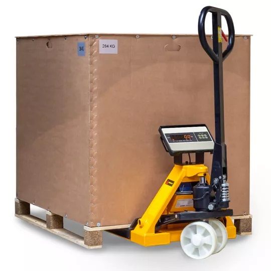 Wózek paletowy paleciak 2500kg z wagą cyfrową waga ręczny Viber-System 2,5t zdjęcie 10