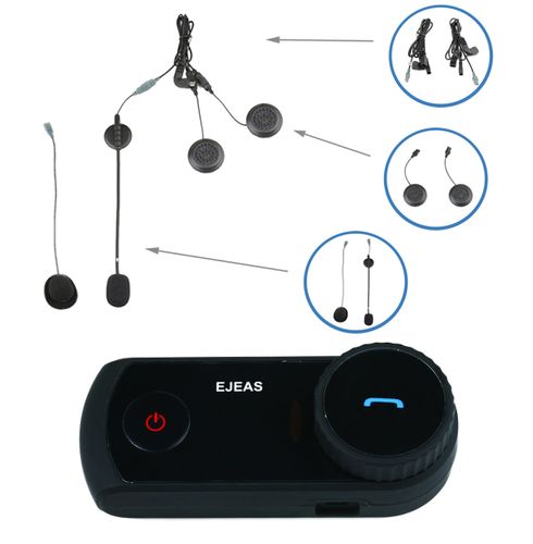 INTERKOM BLUETOOTH MOTOCYKLOWY EJEAS E2 NA 1 KASK na Arena.pl