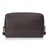 Torebka damska skórzana na ramię brązowa klasyczna praktyczna Paolo Peruzzi