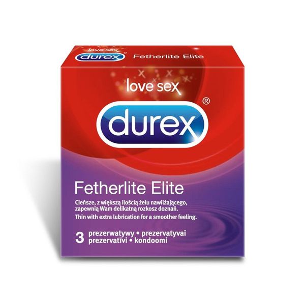3 Prezerwatywy Durex Fetherlite Elite zdjęcie 1