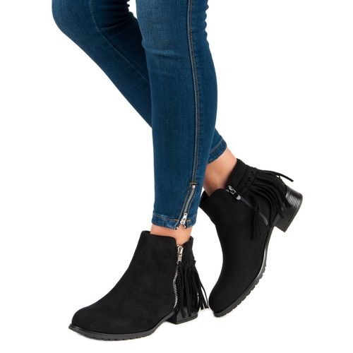 Zamszowe botki boho r.37 na Arena.pl