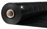 Agrotkanina czarna 70g 1,6 m x 50 m +50 szpilek