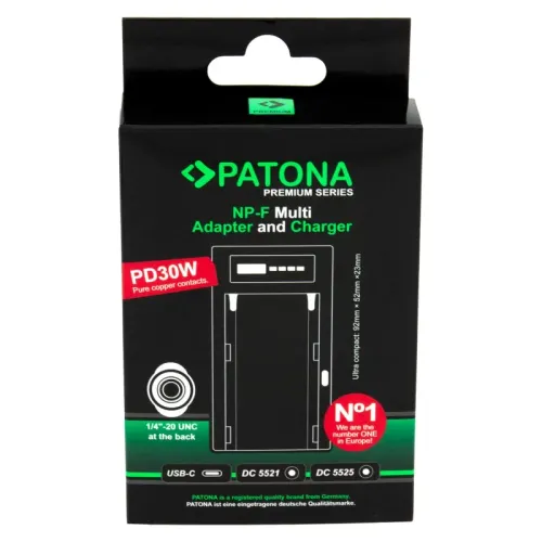 PATONA Premium Multi Adapter Ładowarka NP-F PD30W na Arena.pl