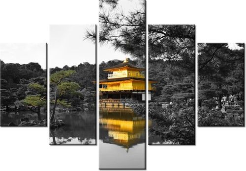 70 100CM OBRAZ 5 ELEM DOM BONZAI MITH HUANG DRUK PŁÓTNO na Arena.pl