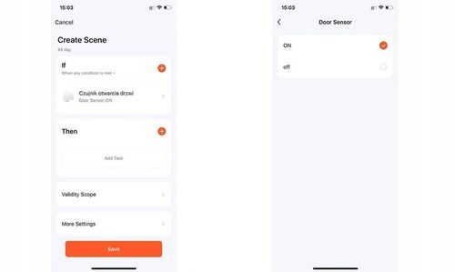 Czujnik otwarcia drzwi i okna WIFI TUYA SMART CZARNY kontaktron na na Arena.pl