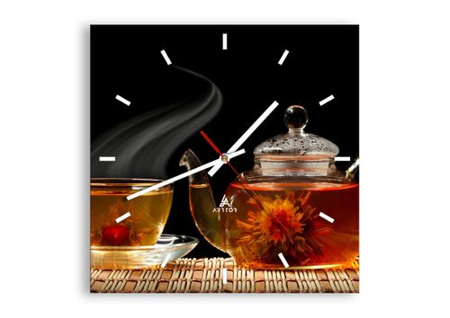 Zegar Ścienny - Herbata Napar  - 30X30 Cm - C3Ac30X30-2253 na Arena.pl