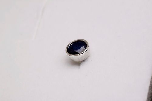 Srebrne kolczyki KDS4394S - Szafir na Arena.pl