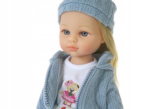 LALKA z długimi włosami blondynka MÓWI I ŚPIEWA 38cm w kolorowym pudełku na Arena.pl