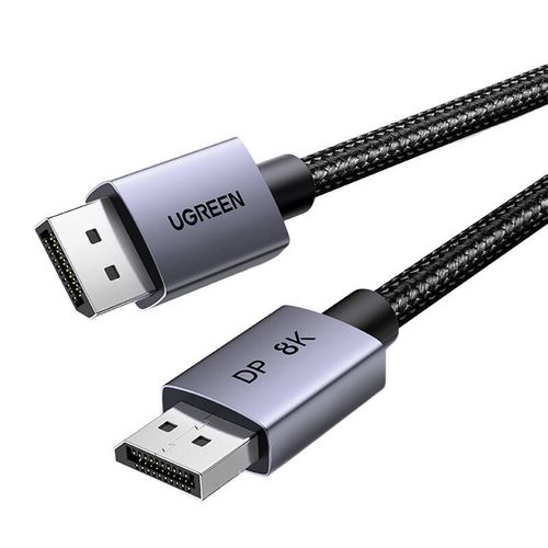 Kabel DisplayPort 1.4 Ugreen DP120, 8K 60Hz, 32.4Gbps, 1m (czarny) na Arena.pl