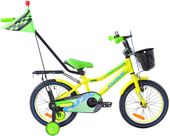 Rower dziecięcy 16 Fuzlu Thor żółto-zielony