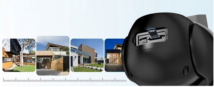 PODWÓJNA KAMERA WIFI IP SMART ZEWNĘTRZNA OBROTOWA 2x 3MPx DETEKCJA 6MPx 6MP zdjęcie 7