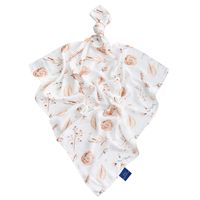 Bocioland Muślinowy otulacz bambusowy 120cm kwiaty boho