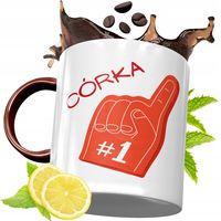 Kubek Bordowy Dla Córki Na Urodziny Prezent Z Nadrukiem Ze Zdjęciem
